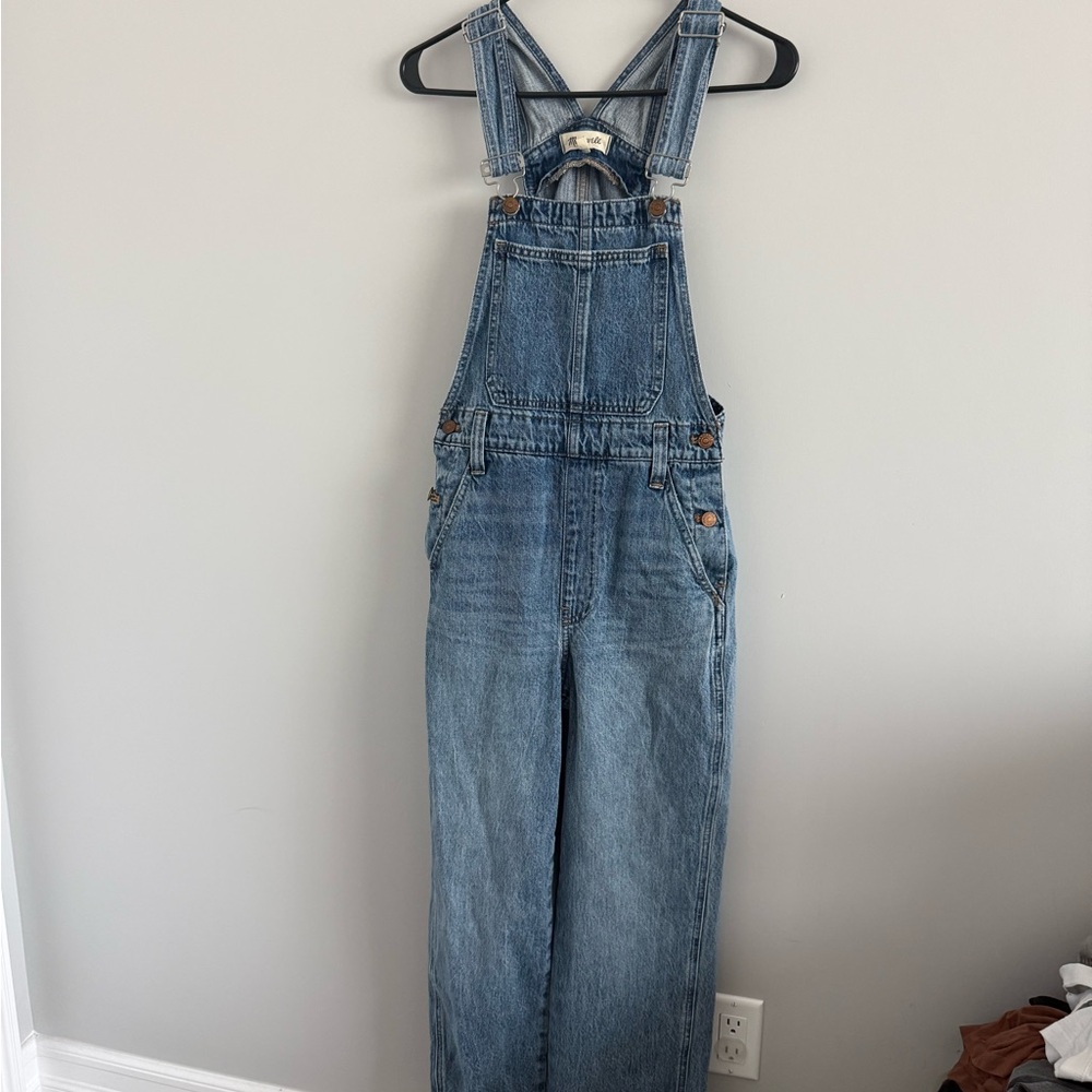 Madewell Blue Denim Overalls